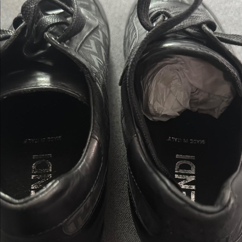 Women’s Vintage Fendi Black Sneakers - Picture 5 of 5